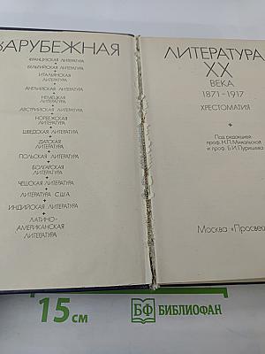 Зарубежная литература XX века. Хрестоматия 1871-1917