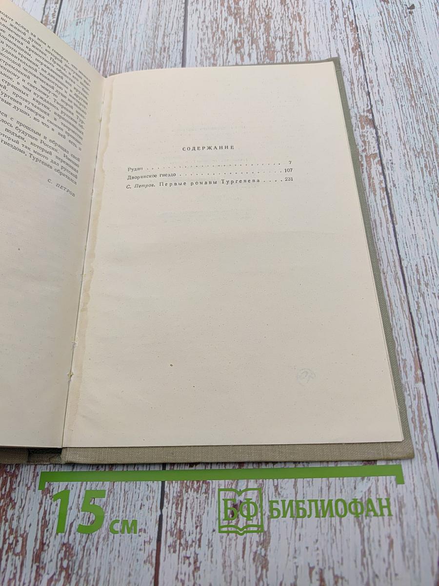 Собрание сочинений. Том второй: Рудин. Дворянское гнездо