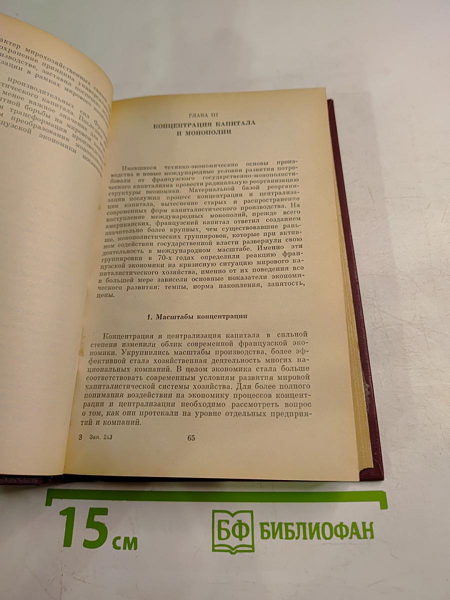 Современный монополистический капитализм: Франция