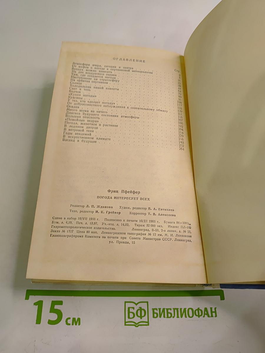 Погода интересует всех