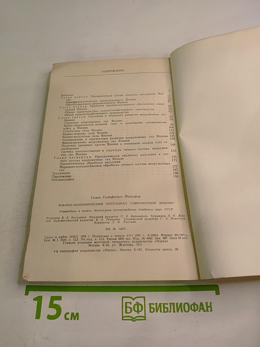 Военно-экономический потенциал современной Японии