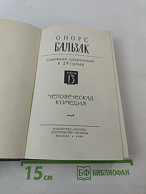 Собрание сочинений в 24 томах. Том 13. Человеческая комедия