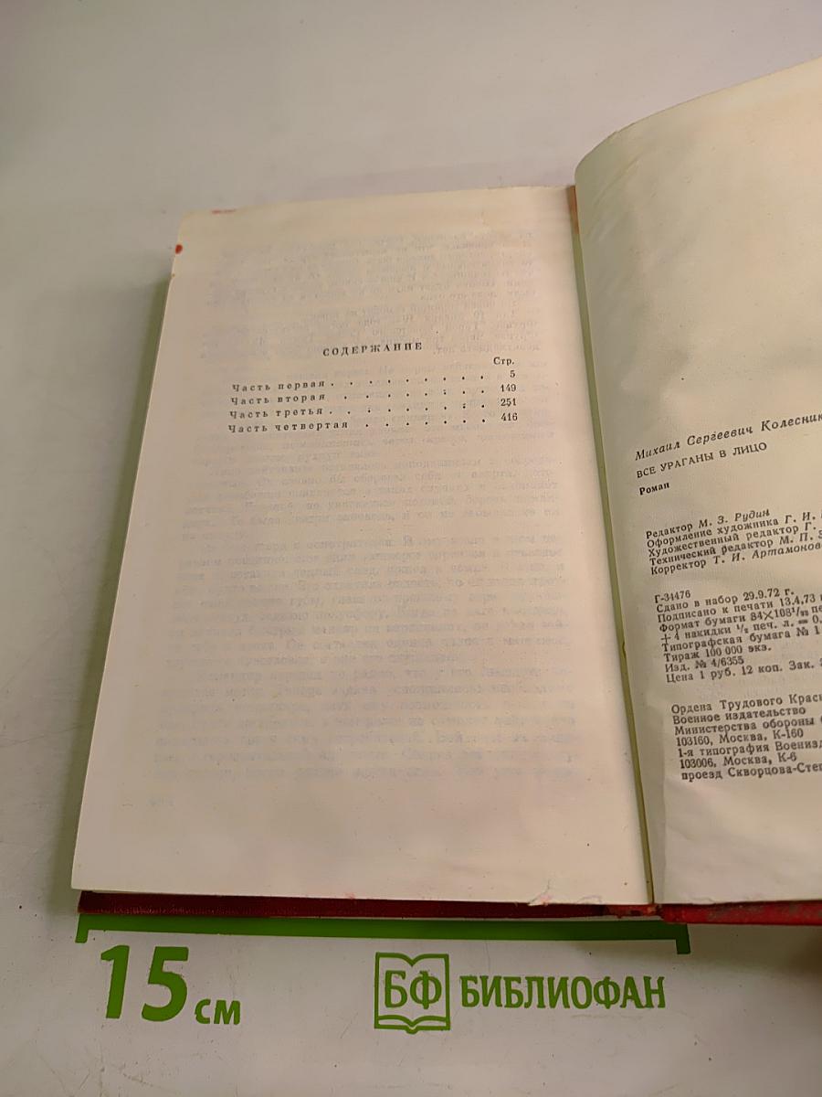 Все ураганы в лицо