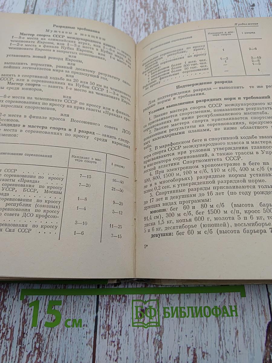 Единая Всесоюзная спортивная классификация 1977-1980
