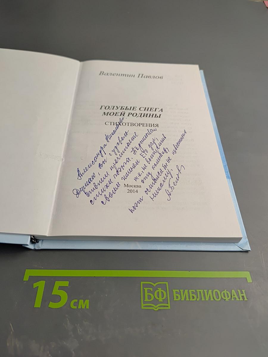 Голубые снега моей родины