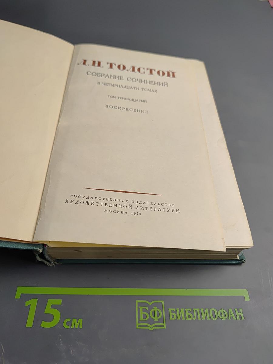 Воскресение. Том тринадцатый