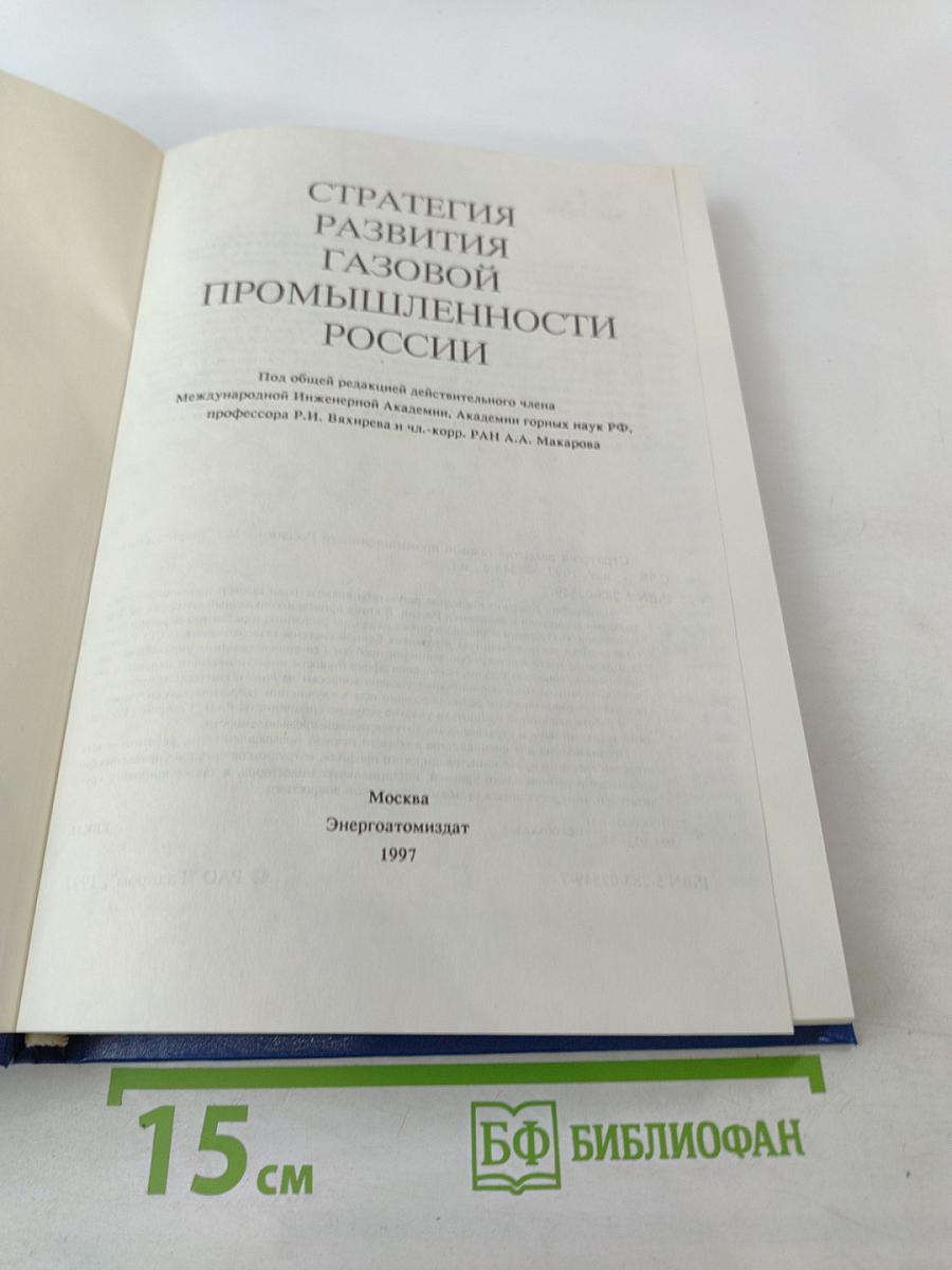Стратегия развития газовой промышленности России