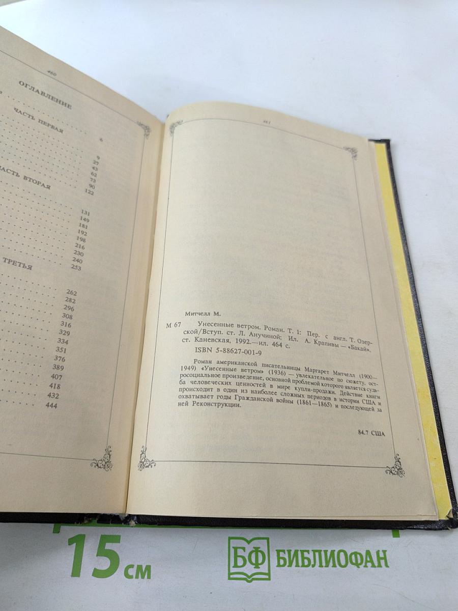 Унесенные ветром. Том 1