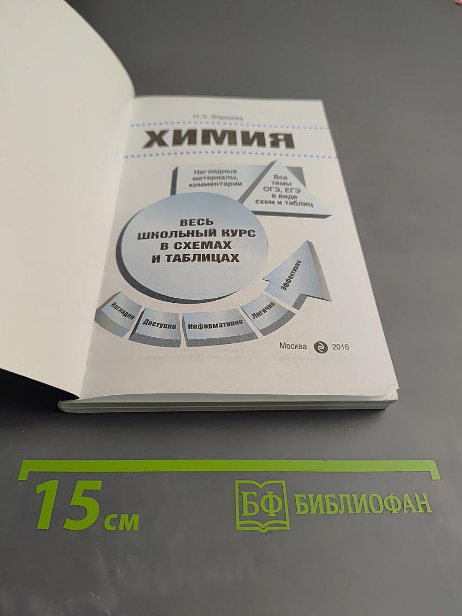 Химия. Весь школьный курс в схемах и таблицах