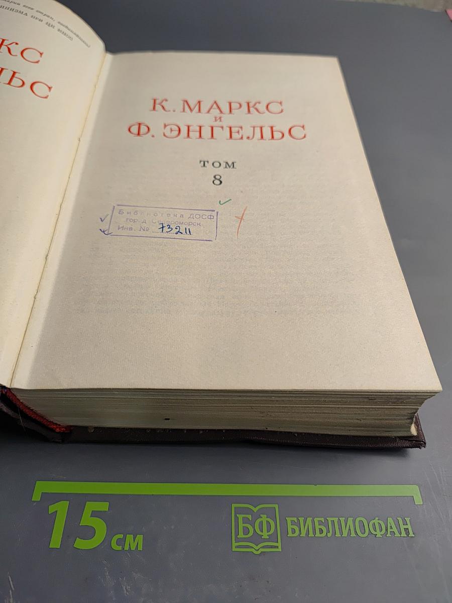К. Маркс и Ф. Энгельс. Сочинения. Том 8