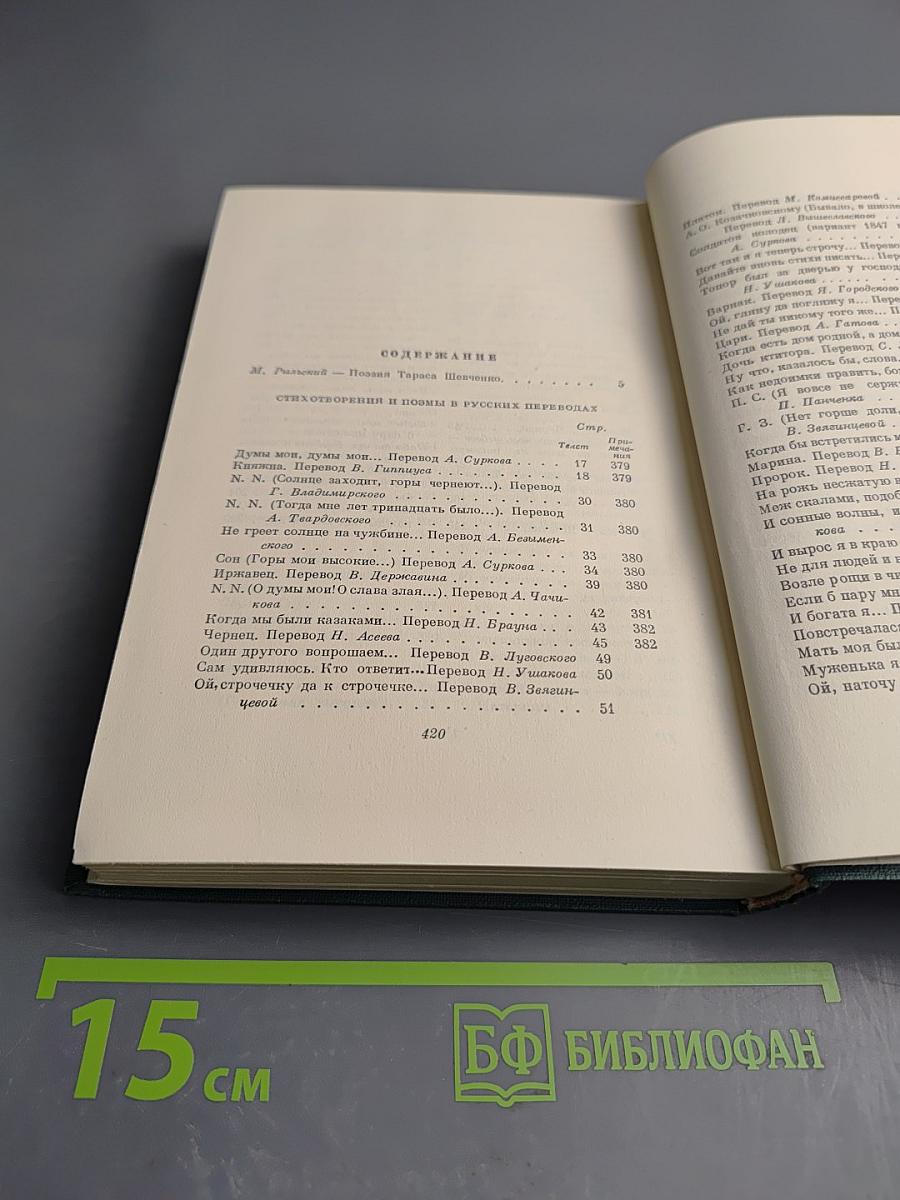 Тарас Шевченко. Сочинения. Том второй: Стихотворения и поэмы в русских переводах