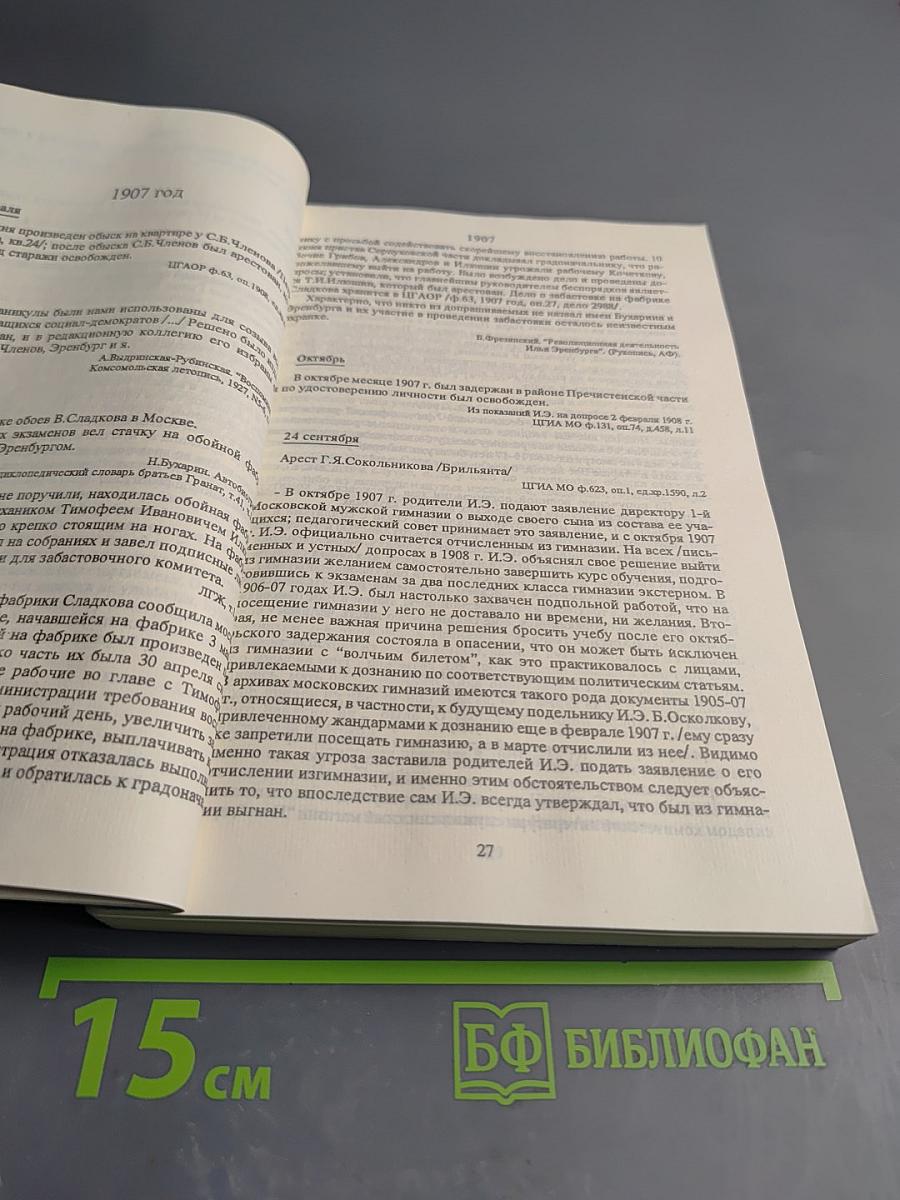 Илья Эренбург: Хроника жизни и творчества. Том 1. 1891-1923