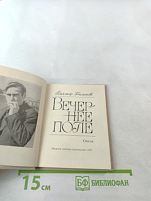 Вечернее поле