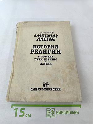 История религии в поисках пути, истины и жизни Том VII Сын Человеческий