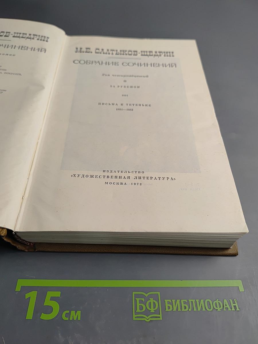 Собрание сочинений. Том четырнадцатый: За рубежом. Письма к тётеньке 1881-1882