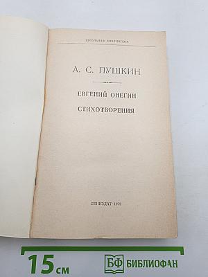 Евгений Онегин. Стихотворения