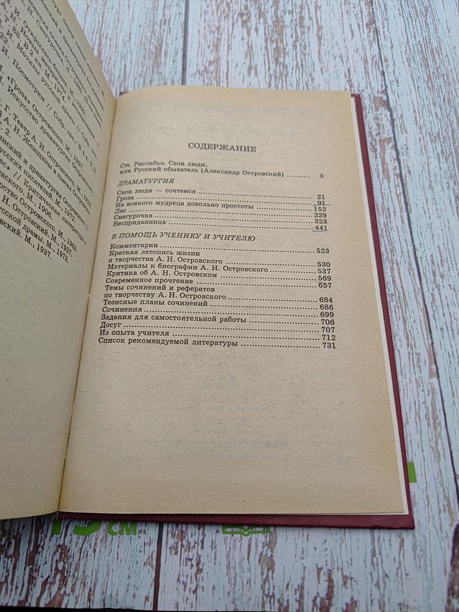 Драматургия. Критика и комментарии. Темы и развернутые планы сочинений. Материалы для подготовки к уроку