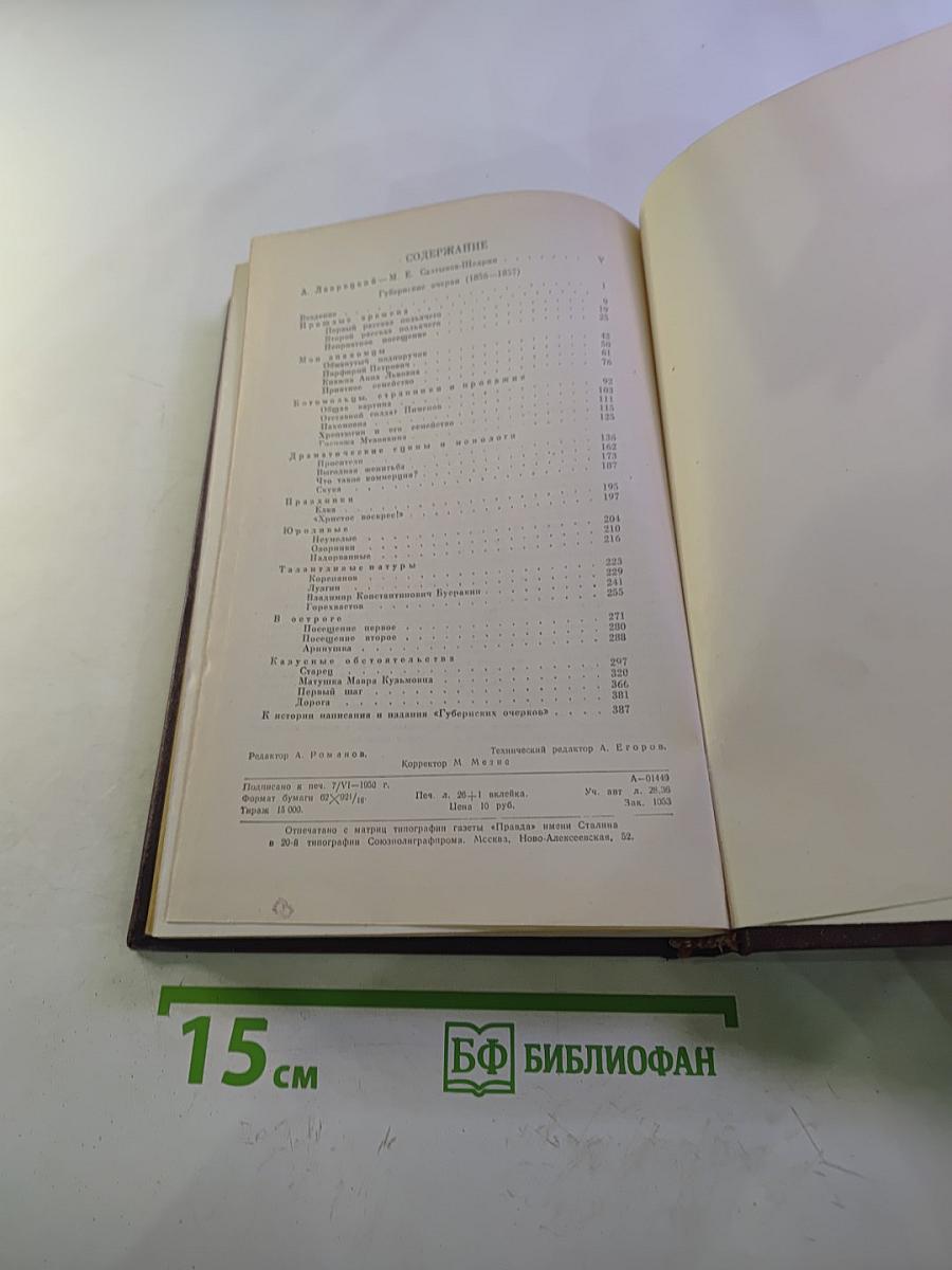 Избранные произведения. Том I. Губернские очерки