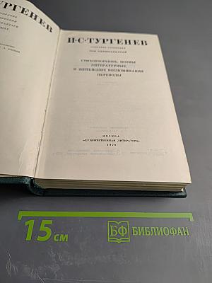 Стихотворения, поэмы, литературные и житейские воспоминания. Переводы И. С. Тургенева