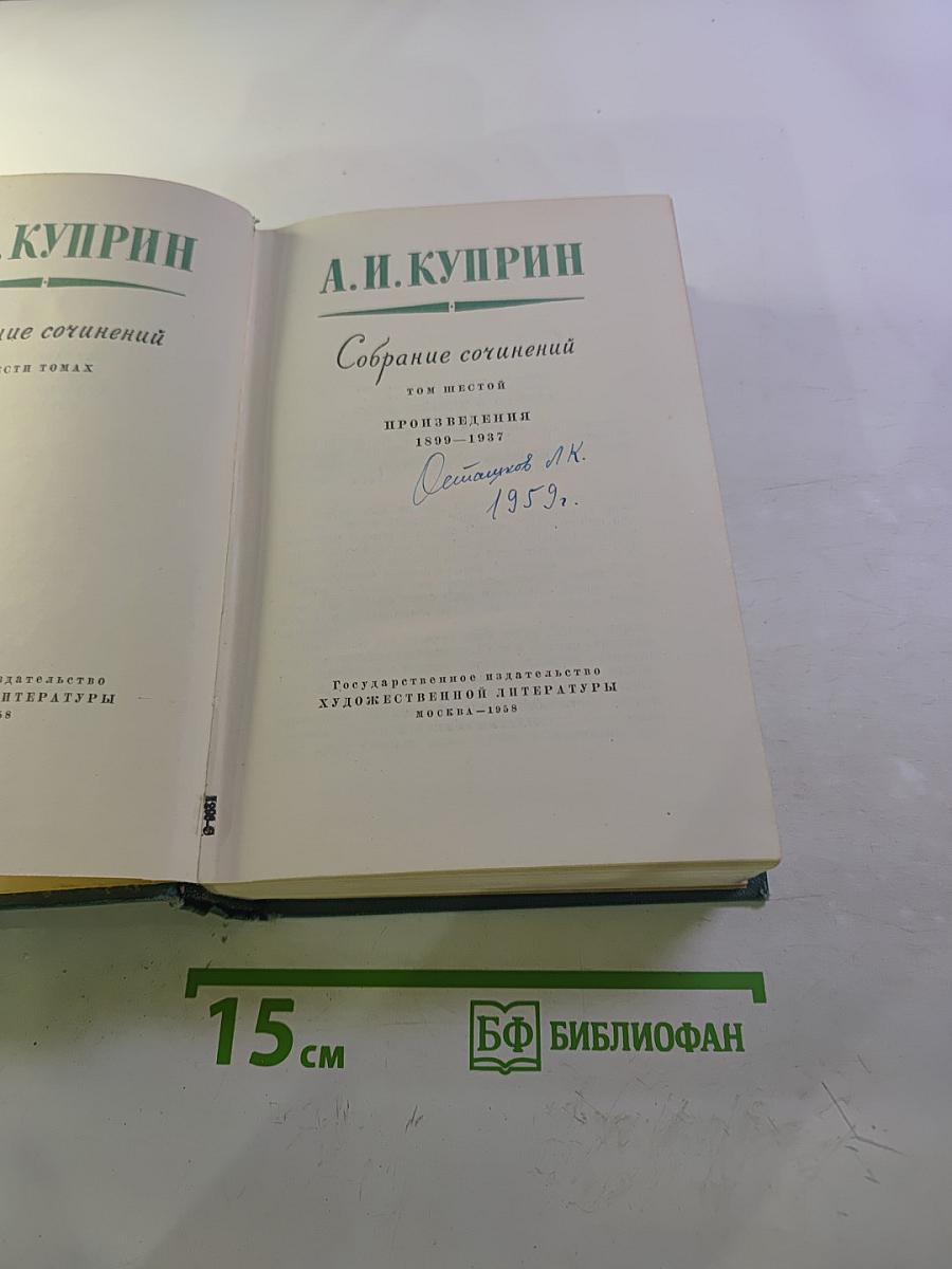 Собрание сочинений. Том шестой