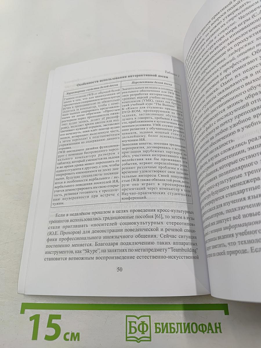 Реализация социокультурных технологий в неязыковом вузе