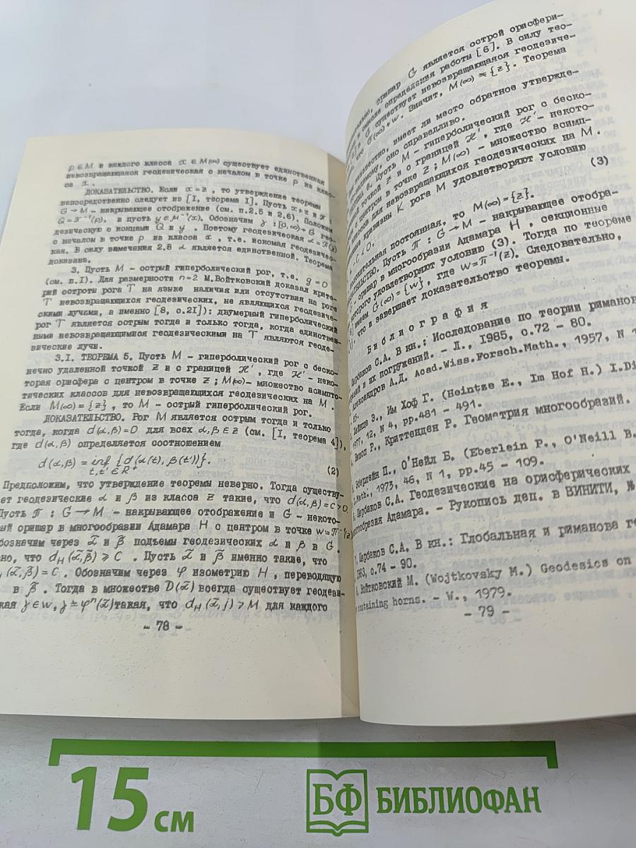 Римановы пространства и методы теории эллиптических дифференциальных уравнений