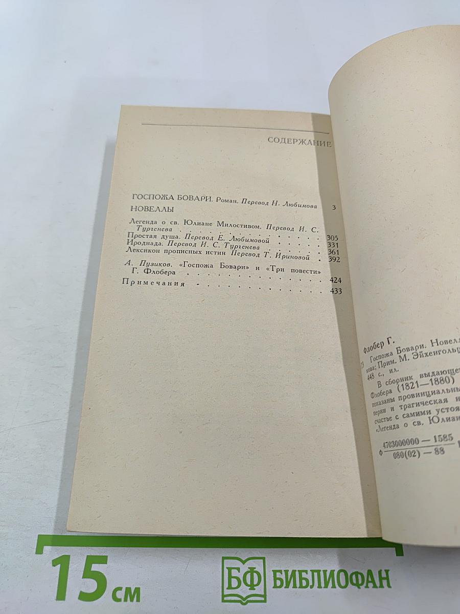 Госпожа Бовари. Новеллы