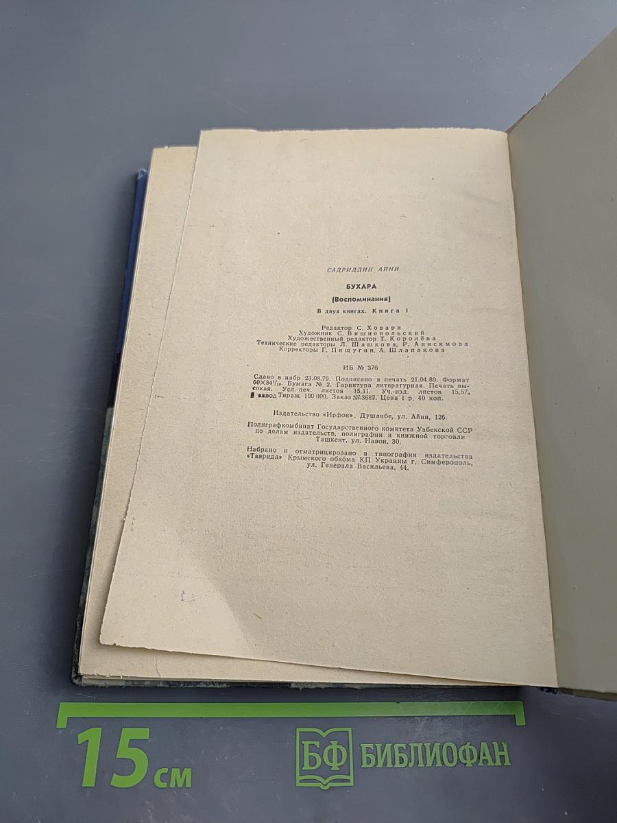 Бухара. Воспоминания. Книга 1