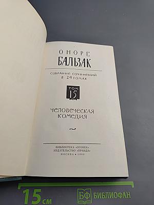 Собрание сочинений в 24 томах. Том 15. Человеческая комедия. Сцены Парижской жизни. Мелкие буржуа