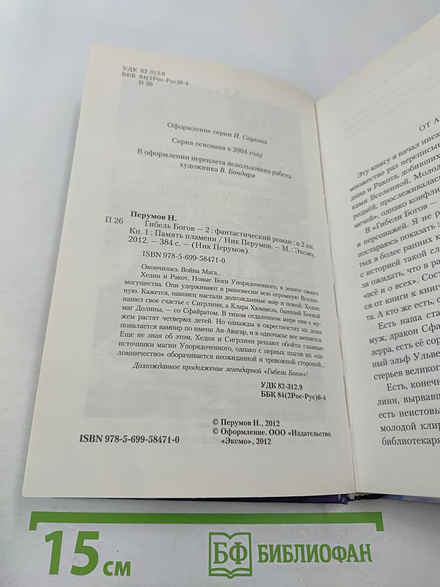 Гибель Богов-2. Книга первая. Память пламени