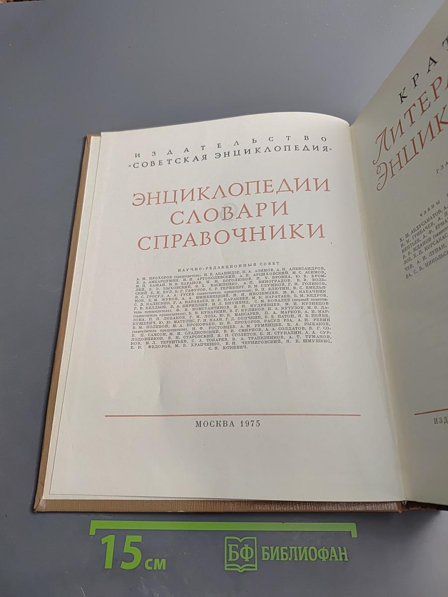 Краткая литературная энциклопедия. Том 8: Флобер-Яшпал