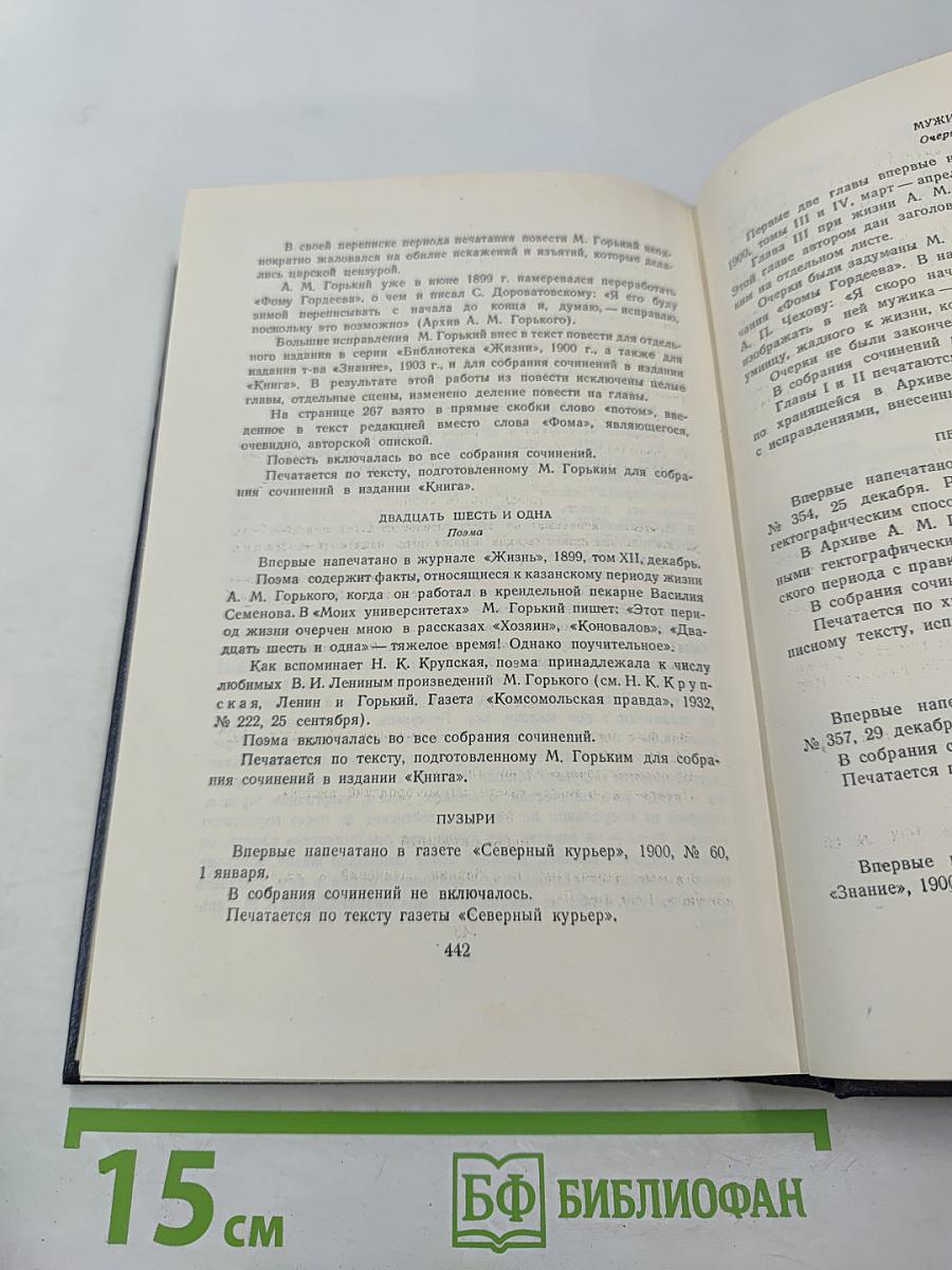 М. Горький. Собрание сочинений в тридцати томах. Том 4. Повести, очерки, рассказы. 1899—1900