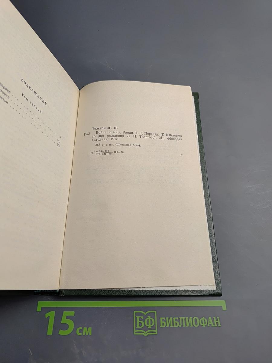 Война и мир. Том первый