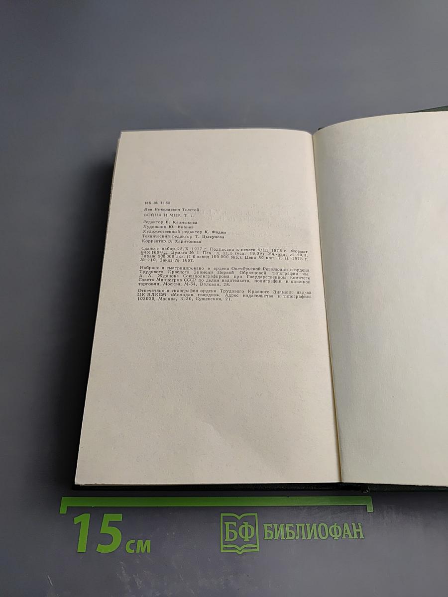 Война и мир. Том первый