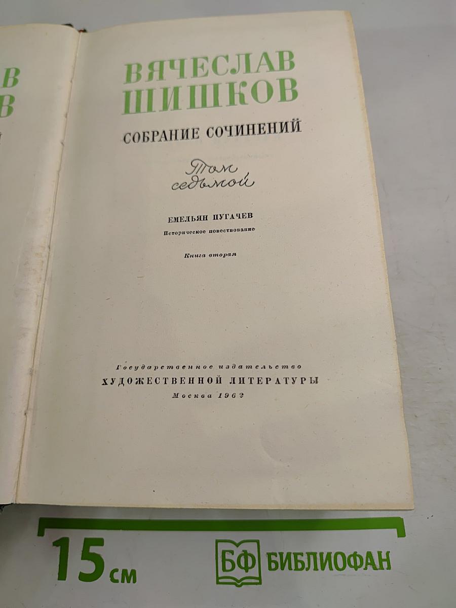 Собрание сочинений. Том седьмой. Емельян Пугачев. Книга вторая
