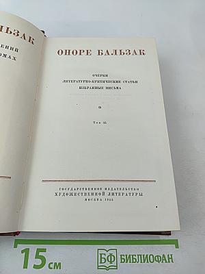 Очерки, литературно-критические статьи, избранные письма. Том 15