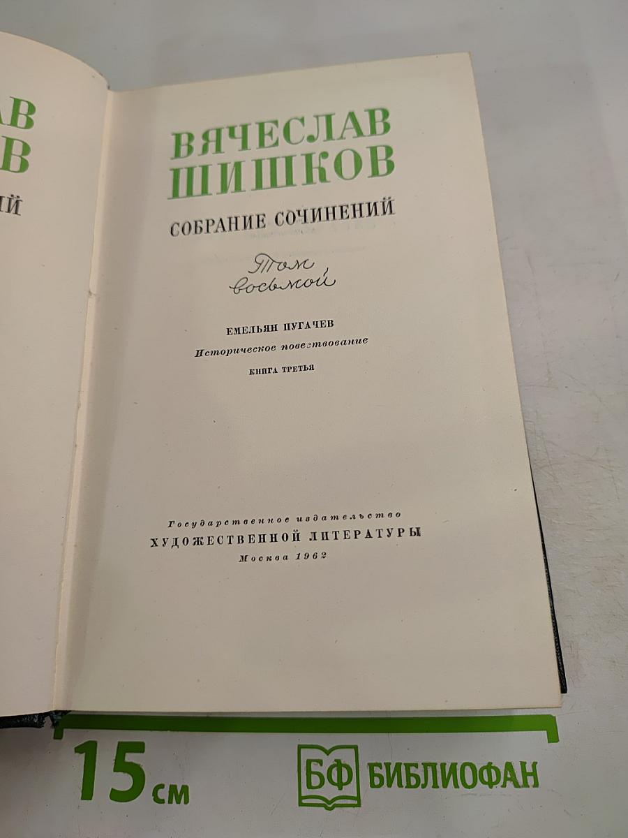 Собрание сочинений. Том восьмой. Емельян Пугачев. Книга третья