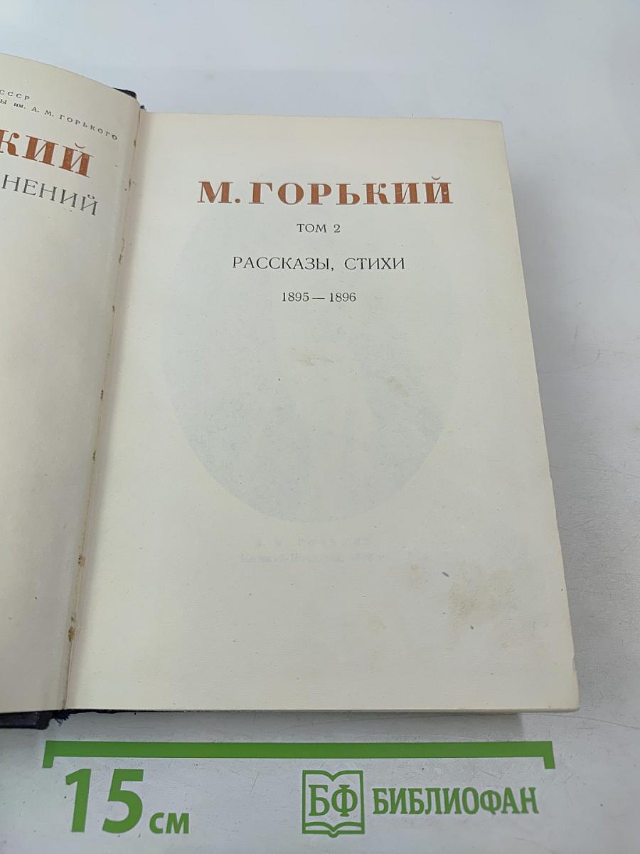 Собрание сочинений. Том 2. Рассказы, Стихи. 1895–1896