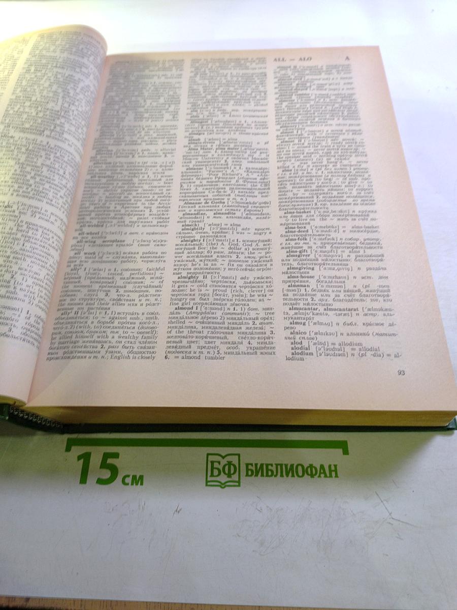 Новый большой англо-русский словарь. Том 1. A-F