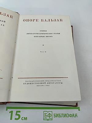 Очерки, литературно-критические статьи, избранные письма. Том 15