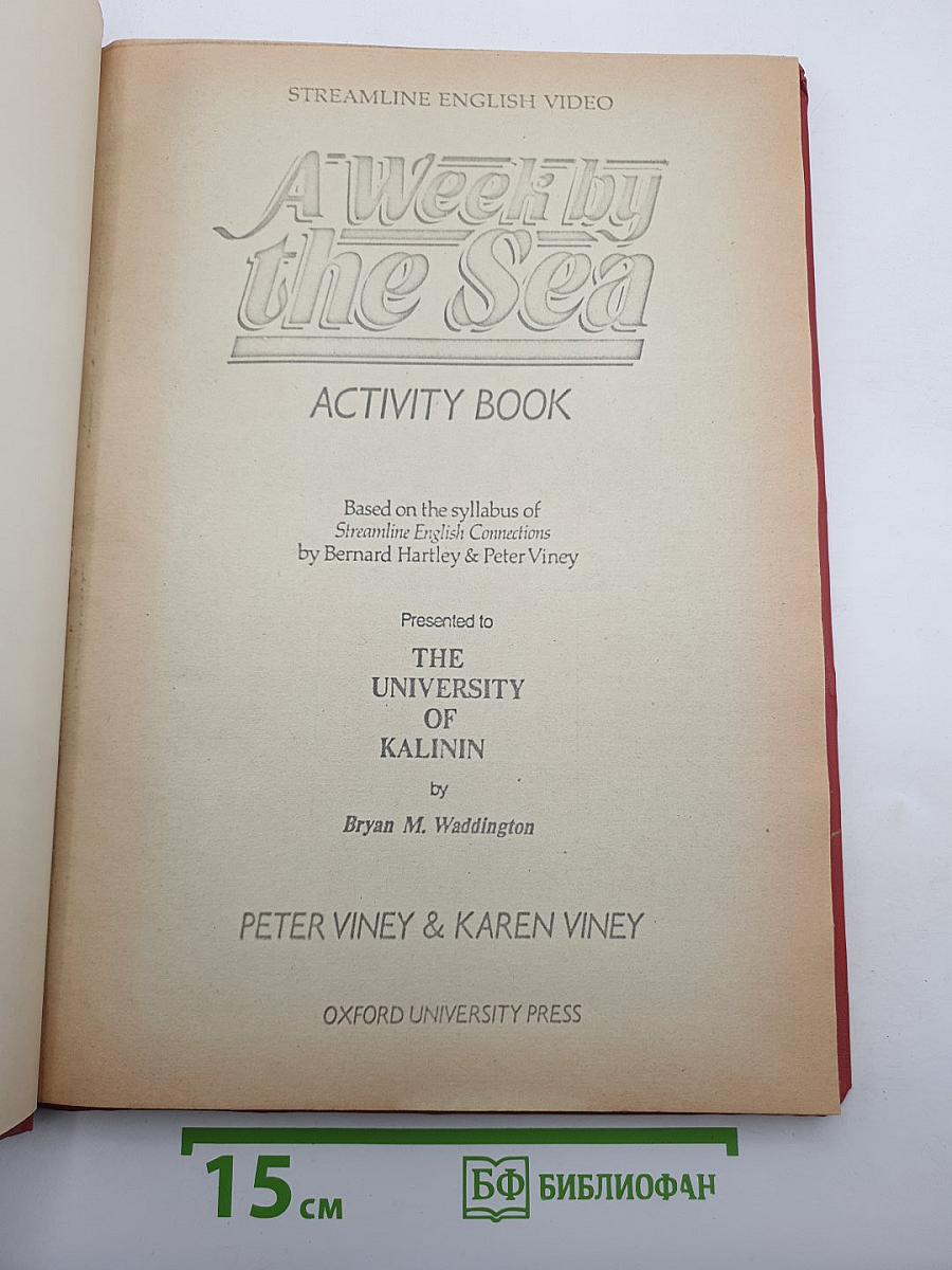 A Week by the Sea Activity Book