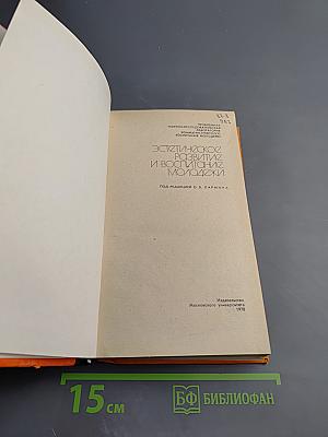 Эстетическое развитие и воспитание молодежи