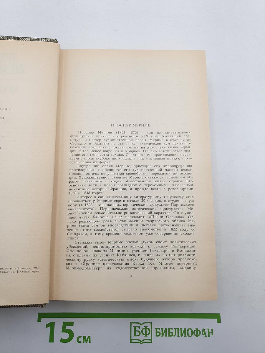 Избранное: Новеллы. Хроника царствования Карла IX