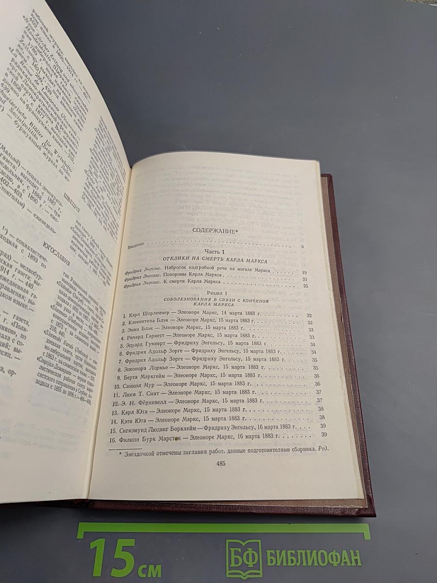 Их имена переживут века: Международные отклики на смерть К. Маркса и Ф. Энгельса