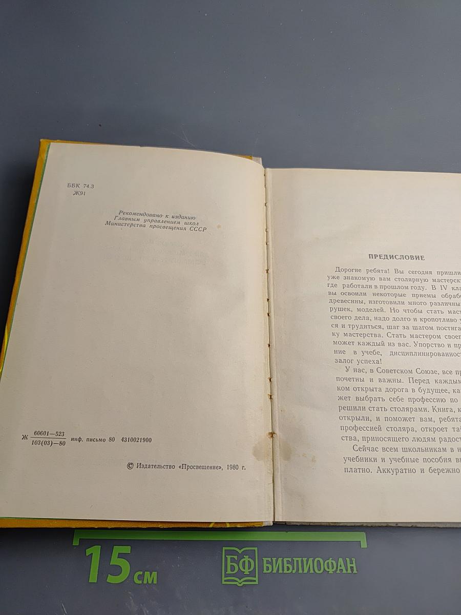 Столярное дело для 5 и 6 классов вспомогательной школы