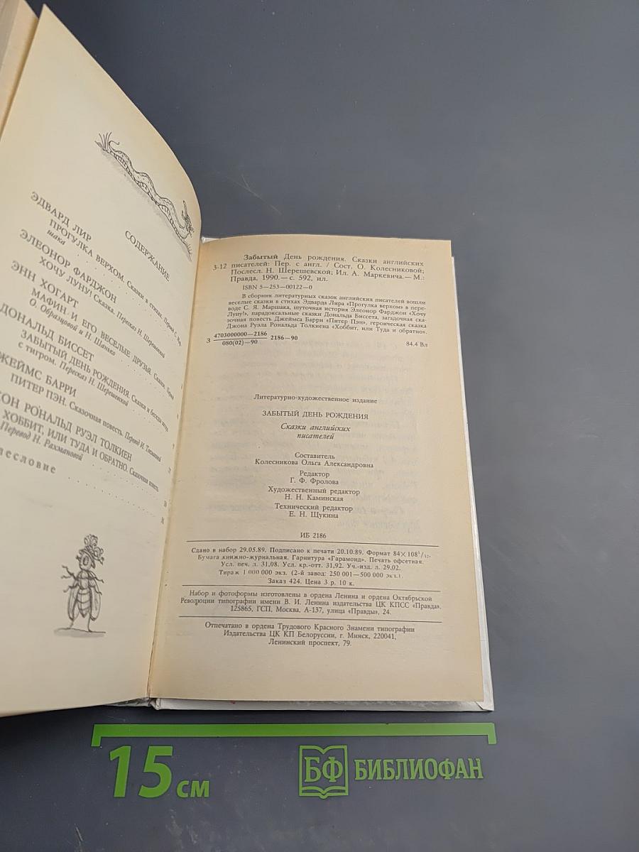 Забытый день рождения