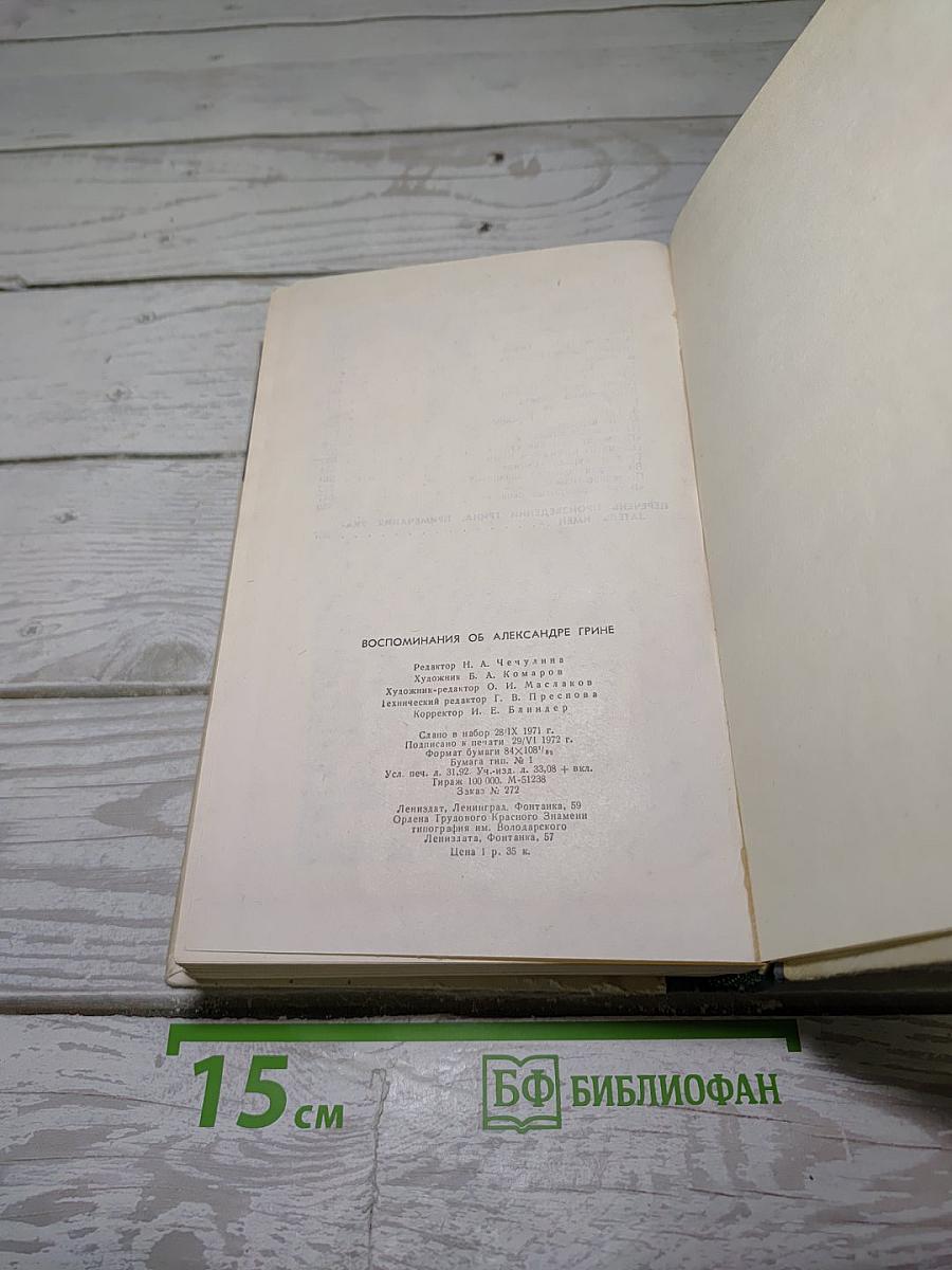 Воспоминания об Александре Грине