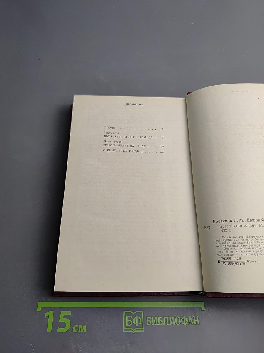 Всего одна жизнь