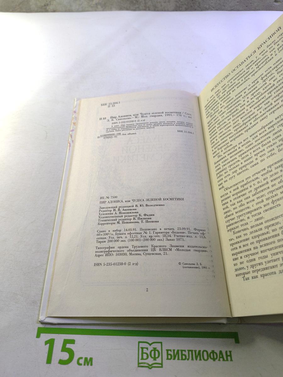 Пир Адониса, или Чудеса зеленой косметики