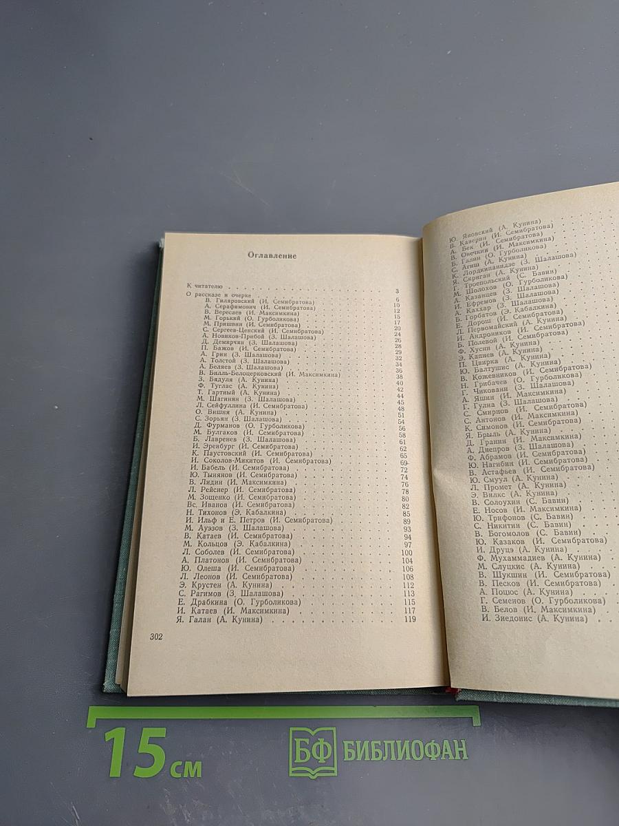 Советская литература. Рассказ. Очерк. Рекомендательный указатель литературы